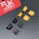 RJX 5Pairs XT60 XT60H XT60W XT60U Male Female Plug Dust Cap PVC Protective Cover Anti-Dirt Cap Protector Shell 