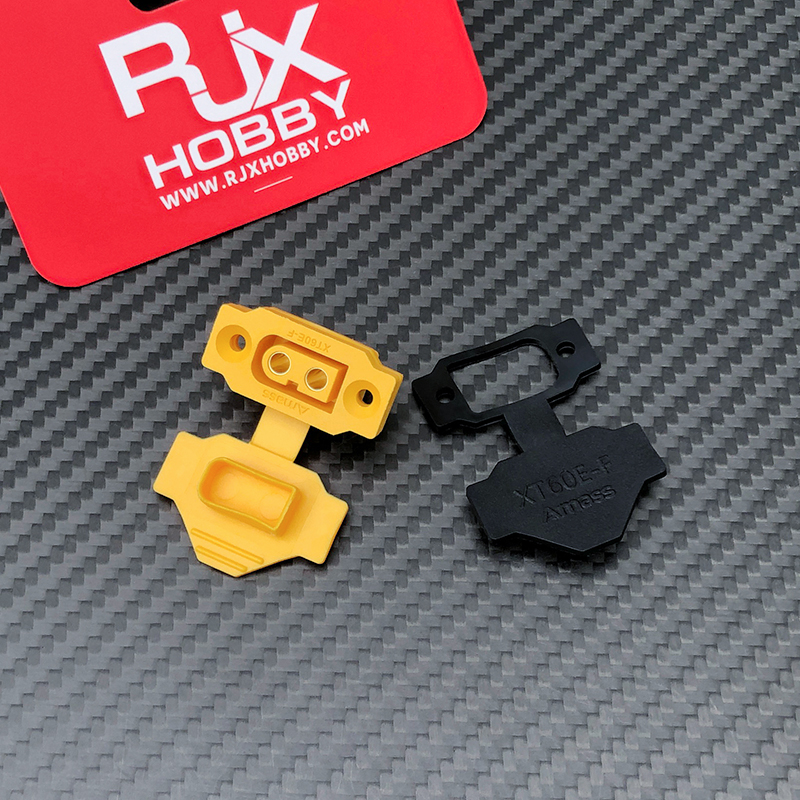 RJX 10pcs XT60E-F Plug Anti-Dirt Cap PVC Protective Shell Housing Case XT60E Female Connector Dustproof Cover