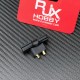 RJX 10pcs XT90E-M Male Head Dustproof Cover PVC Protective Sleeve Dust Cap Can Fix XT90 Dust Back Cover