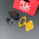 RJX 10pcs XT90E-F Female Head Dustproof Cover PVC Protective Sleeve Dust Cap Can Fix XT90 Dust Back Cover
