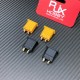 RJX 5Pairs XT90 Male Female Plug Dust Cap PVC Protective Cover Anti-Dirt Cap Protector Shell