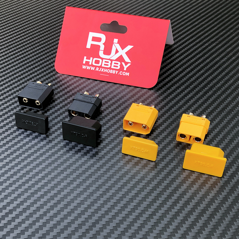 10 Bouchons Anti-poussière Pour Connecteurs XT60 - Protection Mâle/femelle, Jaune - Pour Batteries LiPo, Modélisme