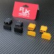RJX 5Pairs XT90 Male Female Plug Dust Cap PVC Protective Cover Anti-Dirt Cap Protector Shell