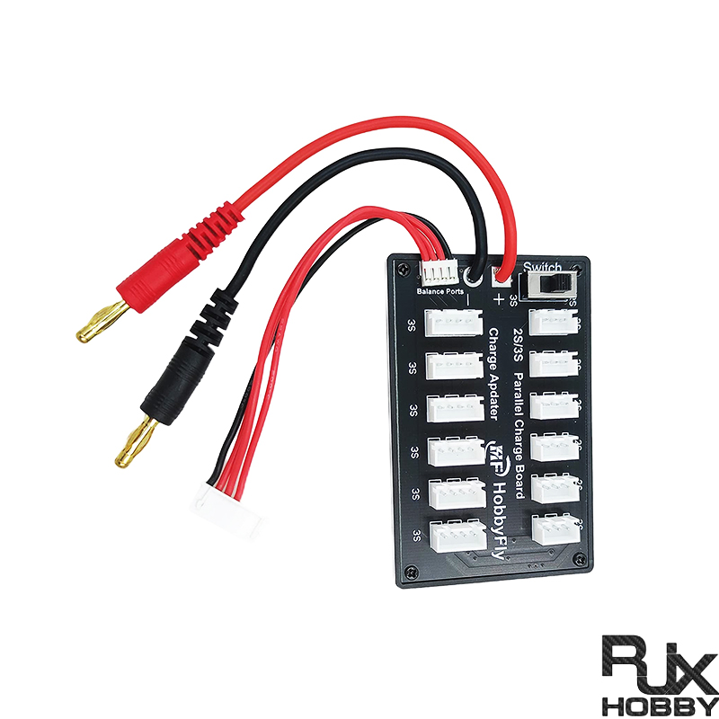 RJX 1pcs 2S 3S Lithium Battery Parallel Balance Charging Board 7.4V 11.1V For IMAX