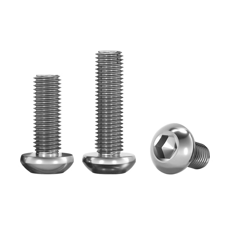 RJX 50pcs M2 4-20mm TA2 Button Head Titanium screws