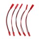 RJX 10pcs 10cm 20AWG 2Pin JST Male to Female Connector Extension Cable Wire