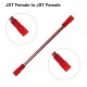 RJX 10pcs 10cm 20AWG 2Pin JST Female to Female Connector Extension Cable Wire