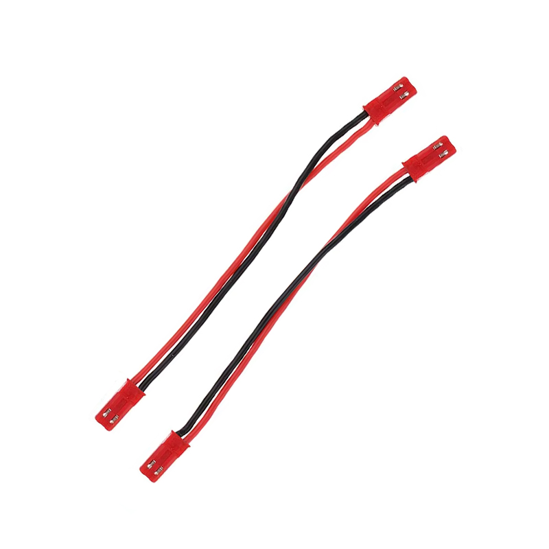 RJX 10pcs 10cm 20AWG 2Pin JST Male to Male Connector Extension Cable Wire