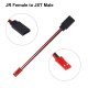 RJX 10pcs 10cm 20AWG JR Female Servo to JST Male Plug Receiver Connector Adapter Cable