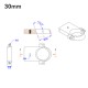 RJX 1 PCS 20mm 25mm 30mm  Mount fixed seat for  UAV drone Tube
