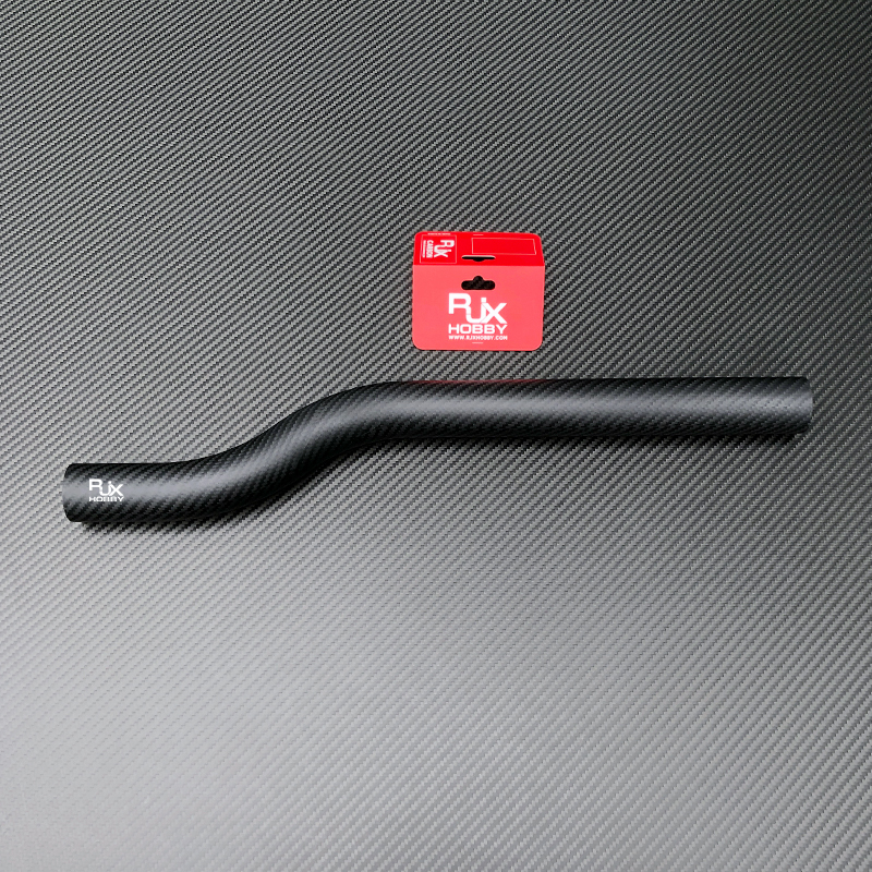 RJX 1pcs 40x37x500mm 3K carbon fiber bend tube for UAV drone arm Plant Protection Multicopter