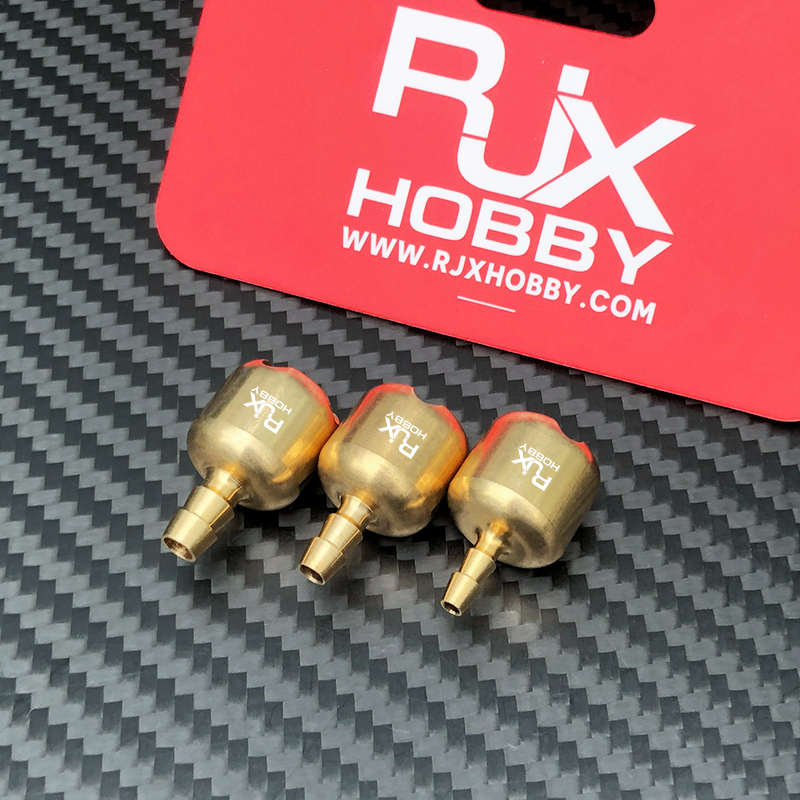RJX 1pcs 4mm 5mm 6mm Brass Anti-Foam Heavy Hammer Oil Filter Tubing Fuel Tank Car Model Ship Model Accessory