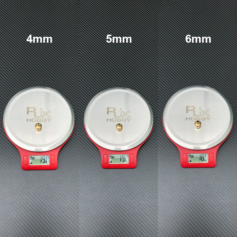 RJX 1pcs 4mm 5mm 6mm Brass Anti-Foam Heavy Hammer Oil Filter Tubing Fuel Tank Car Model Ship Model Accessory