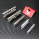 RJX 4pcs M5 Steel Wire Rope Isolator Anti-vibration Shock Gimbal Dampener for UAV