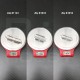 RJX 4pcs M5 Steel Wire Rope Isolator Anti-vibration Shock Gimbal Dampener for UAV
