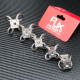 RJX 4pcs M5 M6 RC UAV Aerial Photography High Performance Steel Wire Rope Isolator Anti-vibration Shock Gimbal Dampener