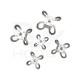 RJX 4pcs M5 M6 RC UAV Aerial Photography High Performance Steel Wire Rope Isolator Anti-vibration Shock Gimbal Dampener
