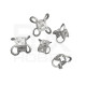 RJX 4pcs M5 M6 RC UAV Aerial Photography High Performance Steel Wire Rope Isolator Anti-vibration Shock Gimbal Dampener