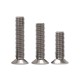 RJX 50pcs M2 4-20mm TA2 Countersunk Hex Socket Screw ﻿