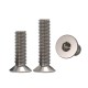 RJX 50pcs M2 4-20mm TA2 Countersunk Hex Socket Screw ﻿