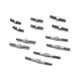 RJX 2pcs M3 Titanium turnbuckle RC Car Turnbuckle Rod