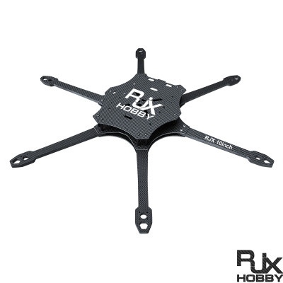 RJX Mark4 10 inch 6 Arms Carbon Fiber Frame Kit For RC FPV Racing Drone