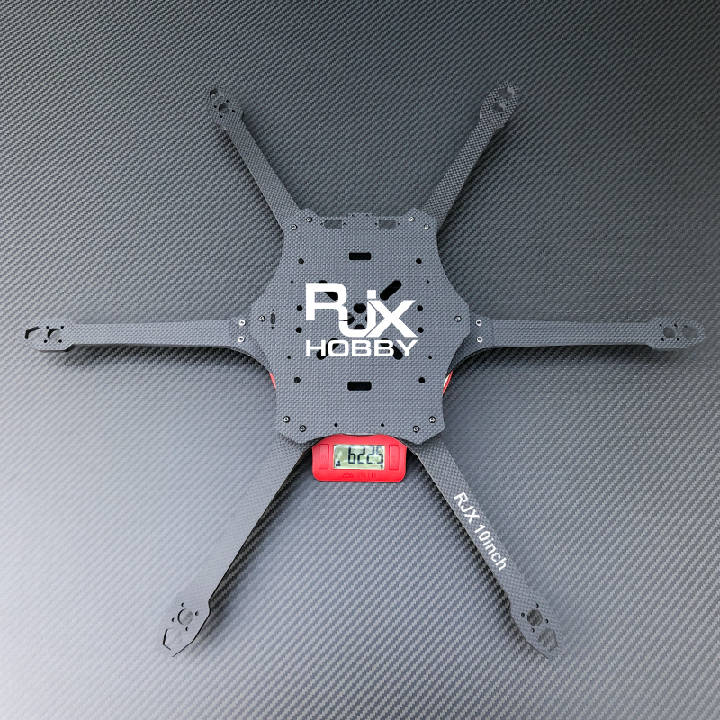 RJX Mark4 10 inch 6 Arms Carbon Fiber Frame Kit For RC FPV Racing Drone