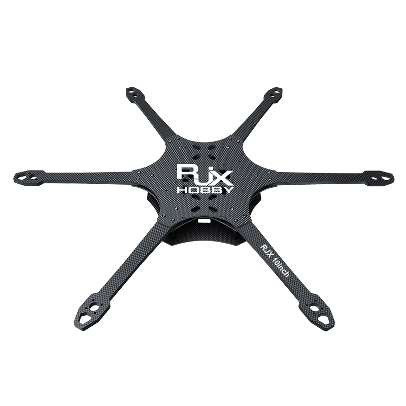 RJX Mark4 10 inch 6 Arms Carbon Fiber Frame Kit For RC FPV Racing Drone