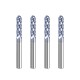 RJX 1pcs R2-R10 4 Flute tungsten steel Carbide Ball nose Cutter for Aluminum CNC Center Machining Milling Tool