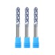 RJX 1pcs R2-R10 4 Flute tungsten steel Carbide Ball nose Cutter for Aluminum CNC Center Machining Milling Tool