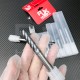 RJX 1pcs 4 Flute tungsten steel Carbide End Mill for Aluminum Cut Non-Ferrous Metal Upcut CNC Spiral Router Bit