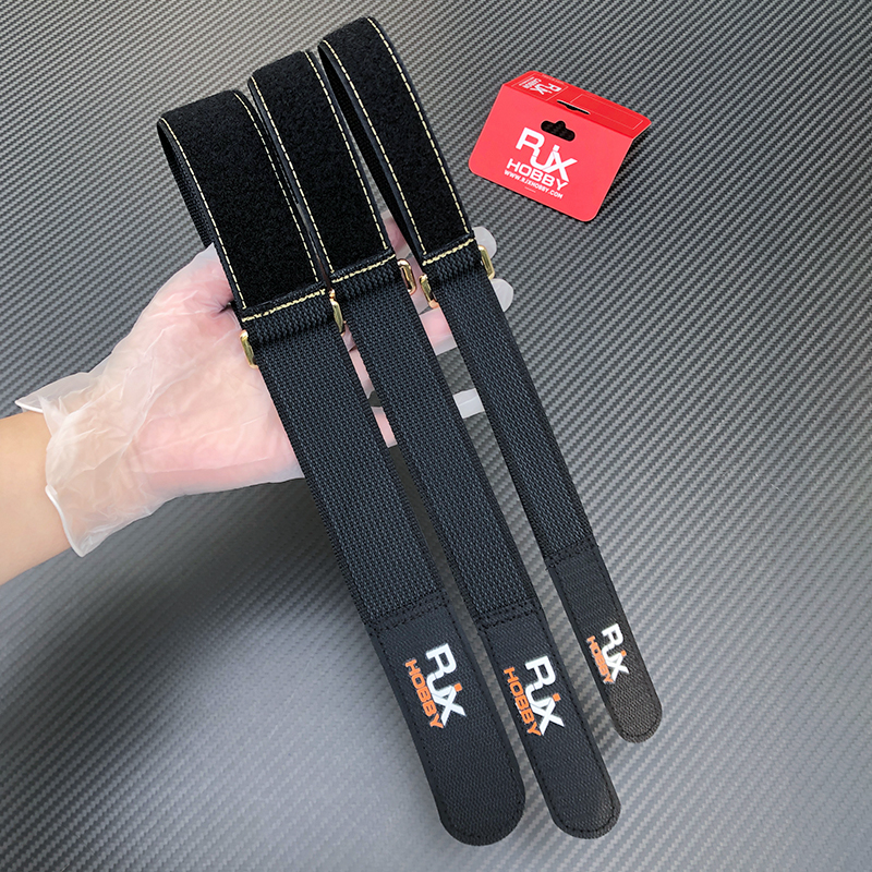 RJXHOBBY 1pcs Kevlar Stitched Non-Slip Silicone Battery Straps(Width: 25 30 38mm Length: 500-1000mm)
