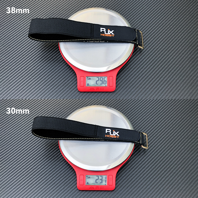 RJXHOBBY 1pcs Kevlar Stitched Non-Slip Silicone Battery Straps(Width: 25 30 38mm Length: 500-1000mm)