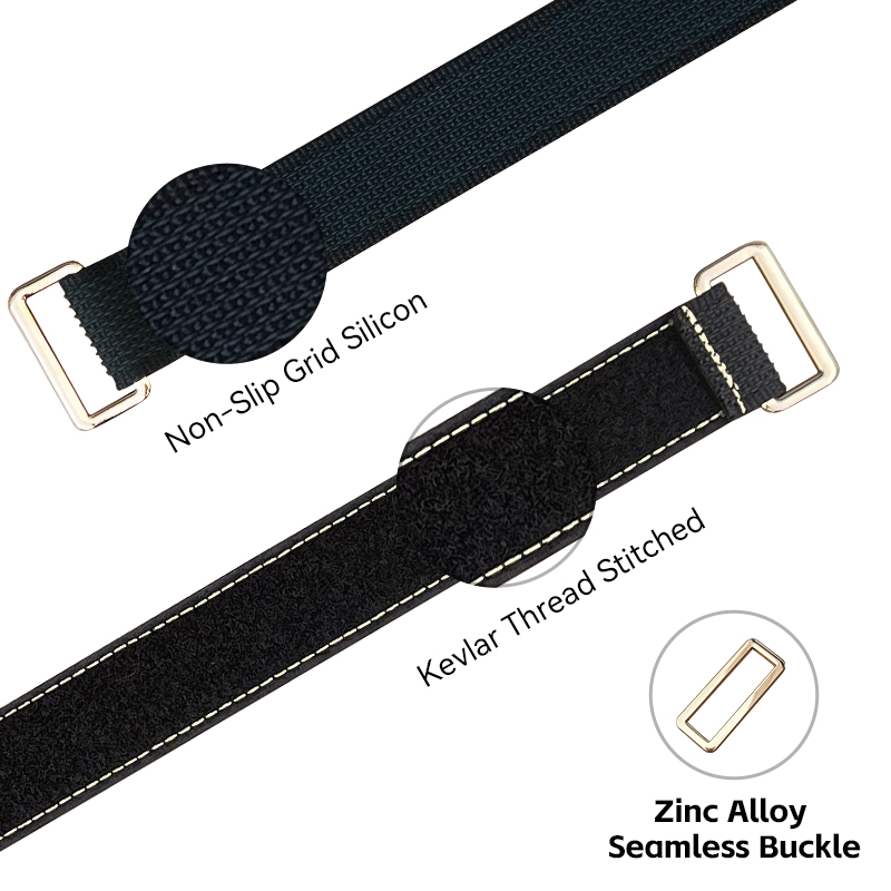 RJXHOBBY 1pcs Kevlar Stitched Non-Slip Silicone Battery Straps(Width: 25 30 38mm Length: 500-1000mm)