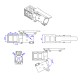 RJXHOBBY 1pcs 35mm folding side arm for Plant Protection UAV Multicopter