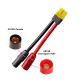 RJXHOBBY 1pcs XT60 Female to AS150 Anti-Spark Male Female