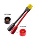 RJXHOBBY 1pcs XT60 Female to AS150 Anti-Spark Male Female