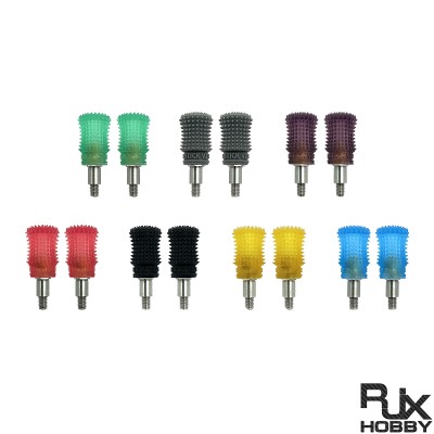 RJX 1Pair V2 M3L Remote Controls Gimbal Stick Ends Anti-slip Rocker Cap Joystick Lever RC Drone Spare Parts for RadioMaster Pocket