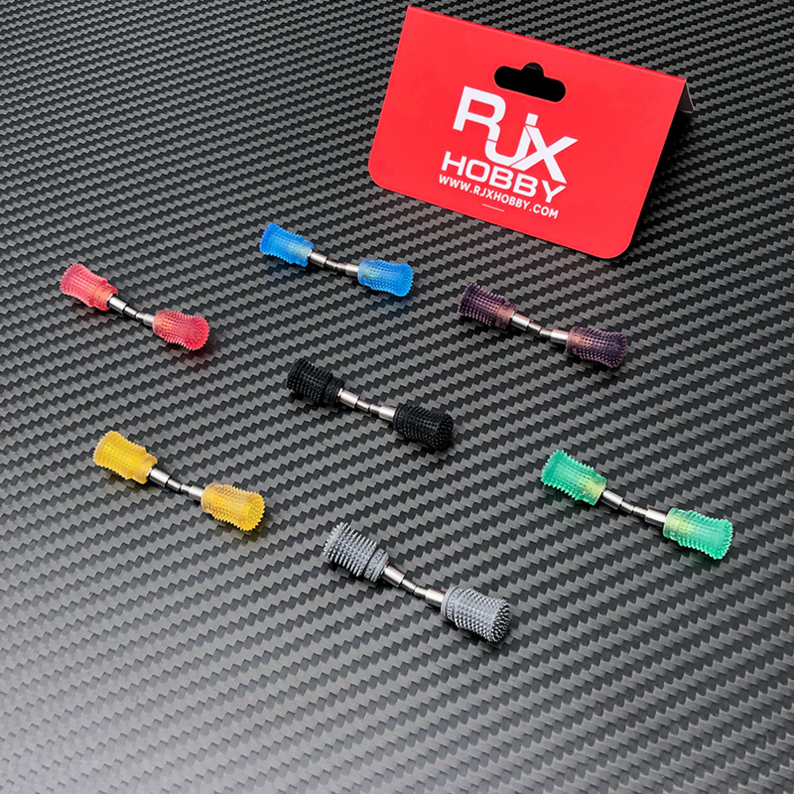 RJX 1Pair V2 M3L Remote Controls Gimbal Stick Ends Anti-slip Rocker Cap ...