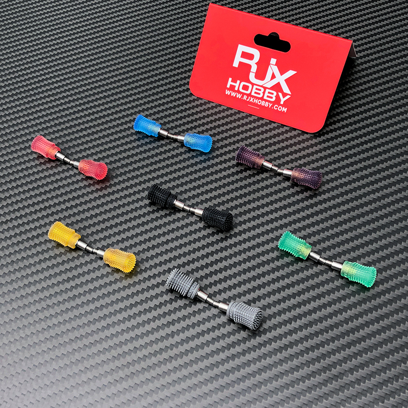 RJX 1Pair V2 M3L Remote Controls Gimbal Stick Ends Anti-slip Rocker Cap Joystick Lever RC Drone Spare Parts for RadioMaster Pocket