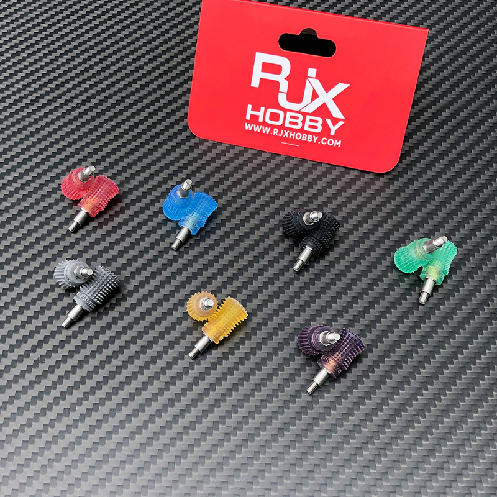 RJX 1Pair V2 M3L Remote Controls Gimbal Stick Ends Anti-slip Rocker Cap ...