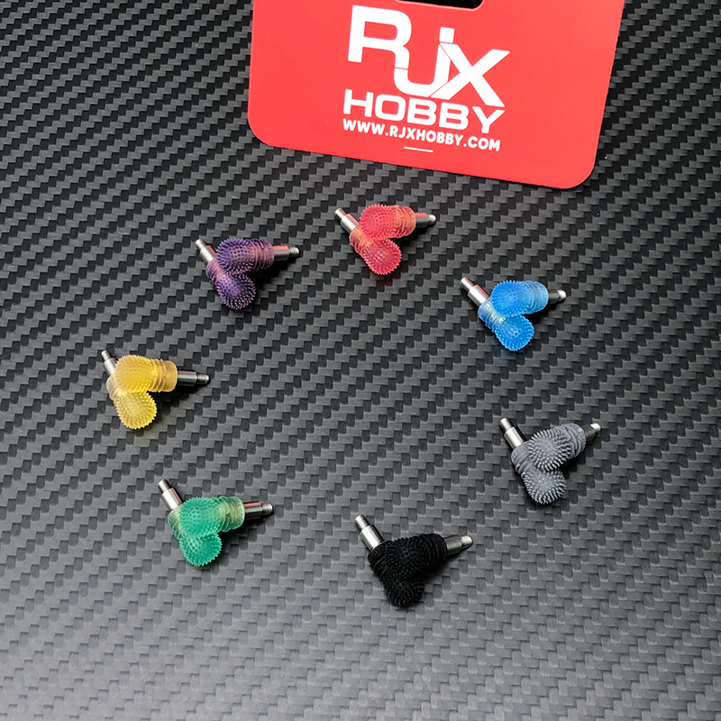 RJX 1Pair V3 M3L Remote Controls Gimbal Stick Ends Anti-slip Rocker Cap Joystick Lever RC Drone Spare Parts for RadioMaster Pocket