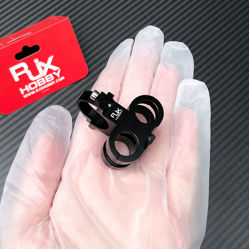 RJX 1pcs AS150 Fixed Seat Connector Mount Base Plug Fixture 20mm Tube Support Holder Bracket For RC Plant Drone