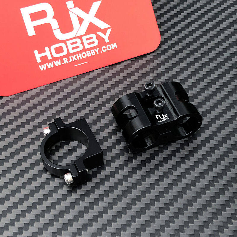 RJX 1pcs AS150 Fixed Seat Connector Mount Base Plug Fixture 20mm Tube Support Holder Bracket For RC Plant Drone