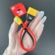 RJX 1pcs AMASS AS150U Male to XT90S Plug Female 8AWG 250mm RC Charger Extension Cable Battery Extension Cable