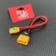 RJX 1pcs AMASS AS150U Male to XT90S Plug Female 8AWG 250mm RC Charger Extension Cable Battery Extension Cable