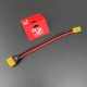 RJX 1pcs AMASS AS150U Male to XT90S Plug Female 8AWG 250mm RC Charger Extension Cable Battery Extension Cable