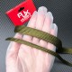RJX 100M 4-40mm soft cotton Nylon Sleeve Wire Cable Protecting Nylon Braided High Density wire protection army green