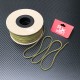 RJX 100M 4-40mm soft cotton Nylon Sleeve Wire Cable Protecting Nylon Braided High Density wire protection army green