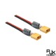 RJX 2pcs XT60 Male Plug Connector Pigtail Power Cord with 35V 470UF Capacitor 14AWG Silicone Wire 10cm for RC FPV Drone